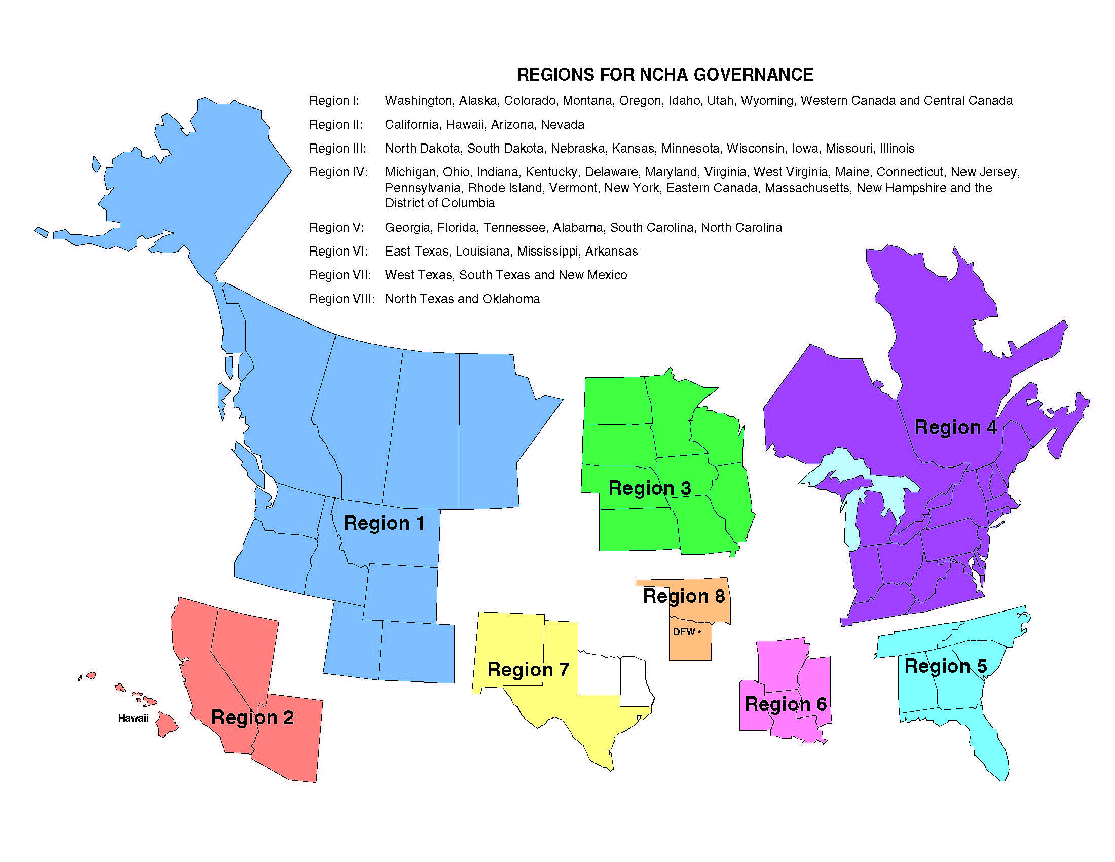 Regional Map Color Regional Map Color