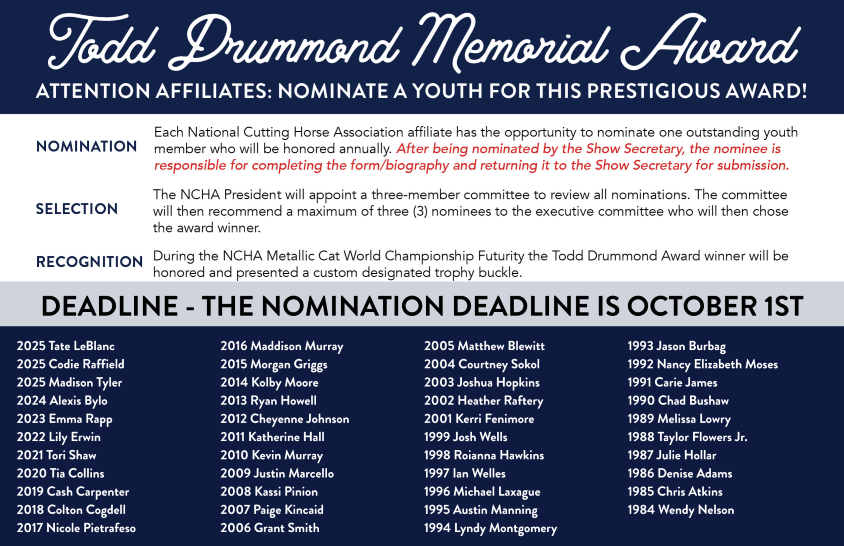 Todd Drummond Memorial Award