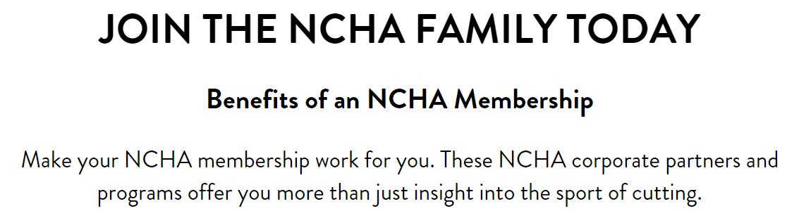 Join The NCHA Family